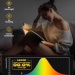 Glocusent Horizontal ET-Head Book Light for Reading - Image 2