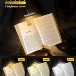 Glocusent Horizontal ET-Head Book Light for Reading - Image 3