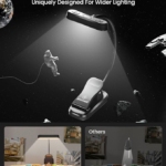 Glocusent Horizontal ET-Head Book Light for Reading - Image 4