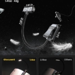 Glocusent Horizontal ET-Head Book Light for Reading - Image 6